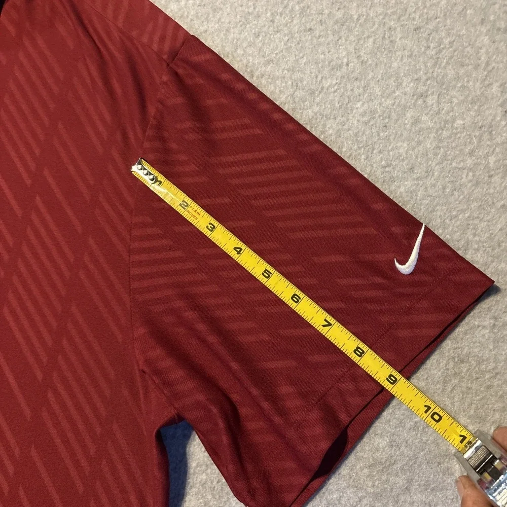 NIKE GOLF Men's Polo Tour Performance Dri Fit‎ Sz XL Red Very Good Cond.